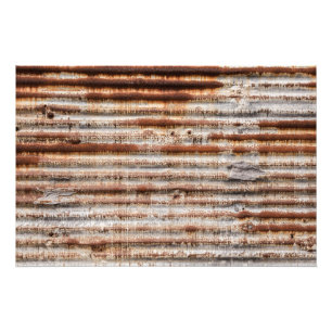 Vintage Rusty Metal Photo Print