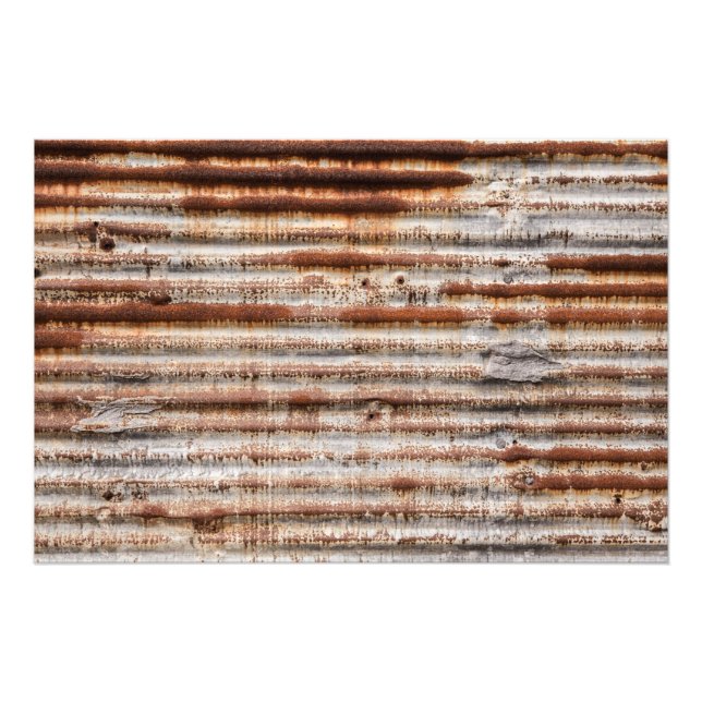 Vintage Rusty Metal Photo Print (Front)