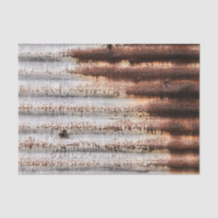 Vintage Rusty Metal Tissue Paper