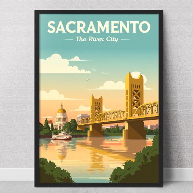 Vintage Sacramento Poster (Creator Uploaded)