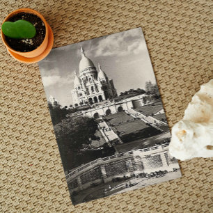 Vintage Sacré-Coeur de Montmartre in Paris Photo Postcard