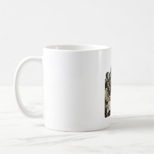 Vintage Sacred Supper Engraving Religious Art Shir Coffee Mug