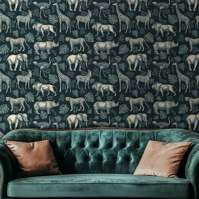 Vintage Safari African Animals  Wallpaper (Creator Uploaded)