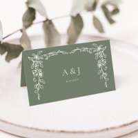 Vintage Sage Green Wedding 