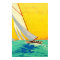 Vintage Sail Boats French Travel Poster