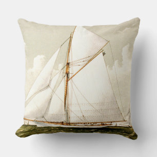 Vintage Sailboat Cushion