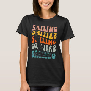 Vintage Sailing Sail Sailer Mens Boys Kids T-Shirt