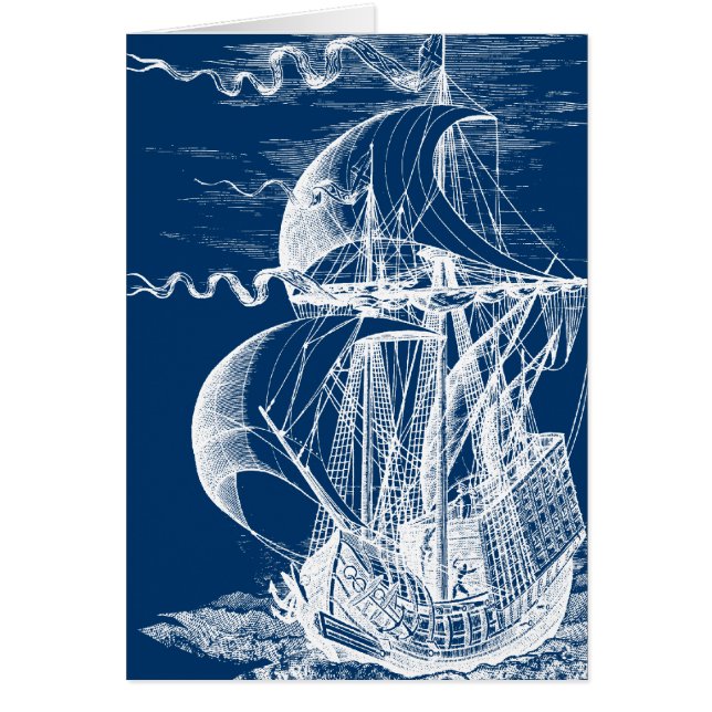 Vintage Sailing Ship (Front)
