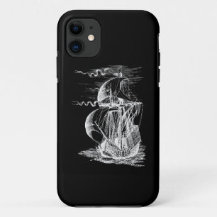 Vintage Sailing Ship iPhone 11 Case