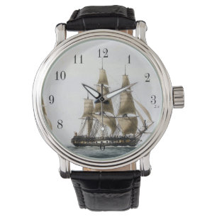 Vintage Sailing Ship Watch