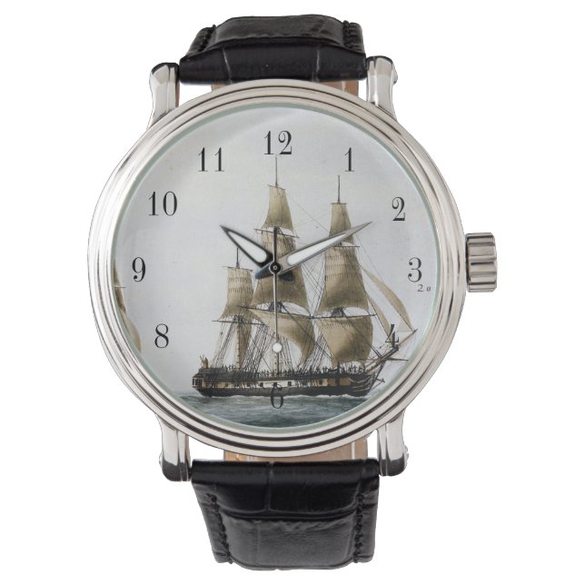 Vintage Sailing Ship Watch (Front)
