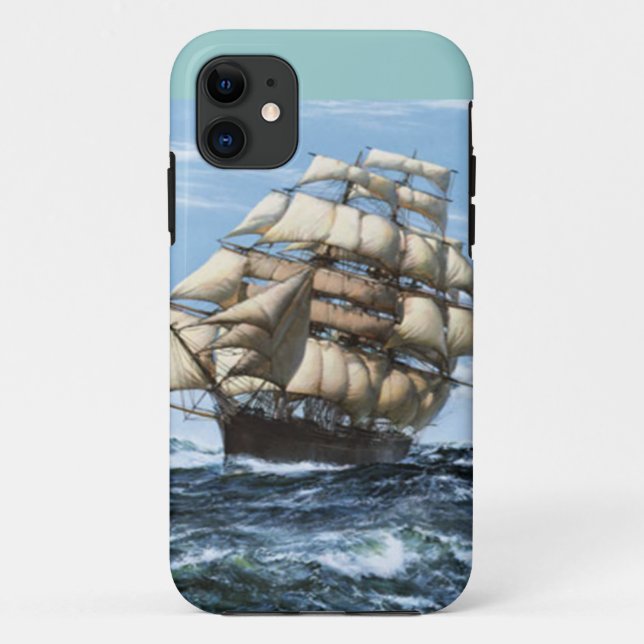 Vintage Sailing ships Case-Mate iPhone Case (Back)
