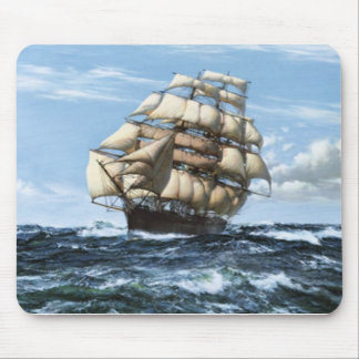 Vintage Sailing ships Mouse Mat