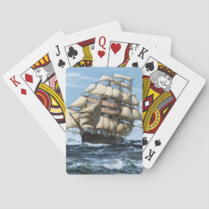 Vintage Sailing ships Playing Cards