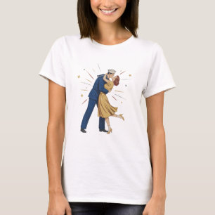 Vintage Sailor Kiss Pinup T-Shirt