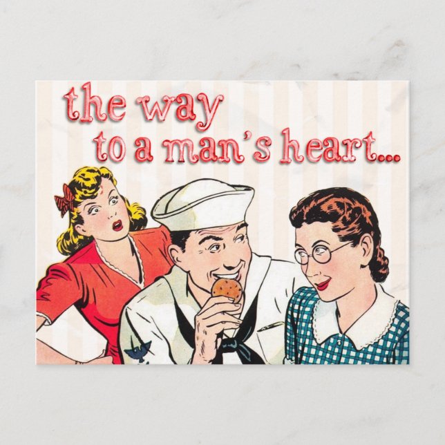 Vintage Sailor Postcard (Front)