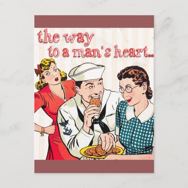 Vintage Sailor Postcard (Front)