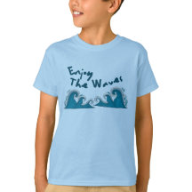 Vintage Sailor Sea Enjoy the Waves Summer Kids