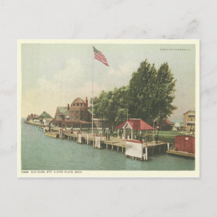 vintage Saint Claire Detroit Michigan Postcard