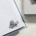 Vintage Saint George Drago Ex Libris Library Book Rubber Stamp<br><div class="desc">This "Ex Libris" rubber stamp features a vintage saint george with a dragon and a custom name.</div>