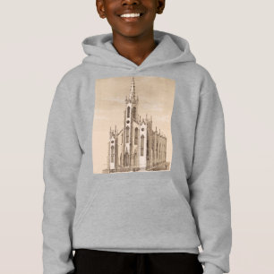 Vintage Saint Nicholas Church New York Sketch