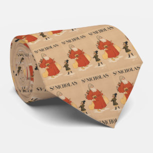 Vintage Saint Nicholas Illustration (1895) Tie