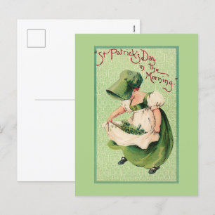Vintage Saint Patrick's Day Holiday Postcard