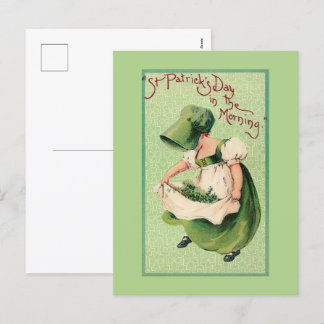 Vintage Saint Patrick's Day Holiday Postcard