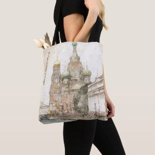 Vintage Saint Petersburg Russia Tote Bag – Travel