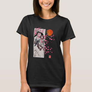Vintage Sakura Blossom Japanese Cherry Scenery Gif T-Shirt