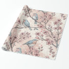 Vintage Sakura Cherry Blossom & Bird Aesthetic 5