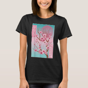 Vintage Sakura Cherry Blossom Japanese T-Shirt