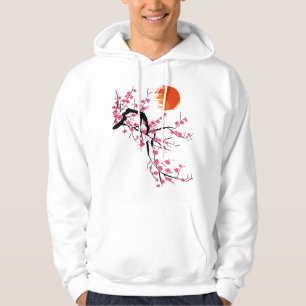 Vintage Sakura Cherry Blossom Tree Japanese Cultur Hoodie