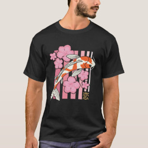 Vintage Sakura Flower Koi Fish Japanese Sakura Car T-Shirt
