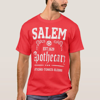 Vintage Salem Apothecary 1629 Witch Funny Hallowee T-Shirt