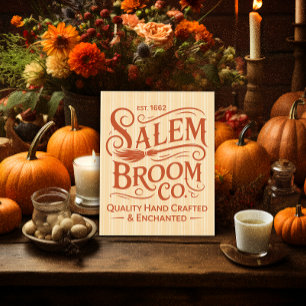 Vintage Salem Broom Co Poster