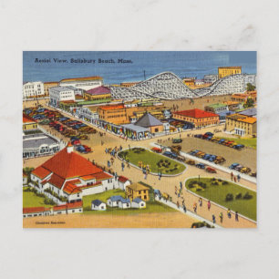 Vintage Salisbury Beach, Massachusetts Postcard