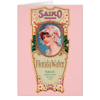 Vintage Salko Florida Water Perfume Label