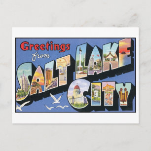 Vintage Salt Lake City Postcard