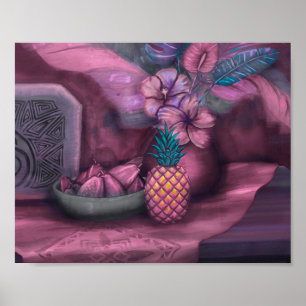 Vintage Samoan - Hawaiian Still Life Fine Art Poster