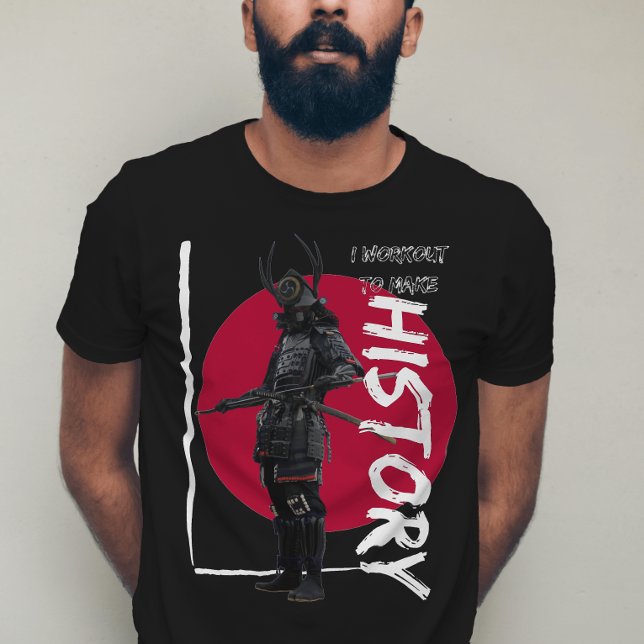 Vintage Samourai japanese red rising sun T-Shirt (Creator Uploaded)