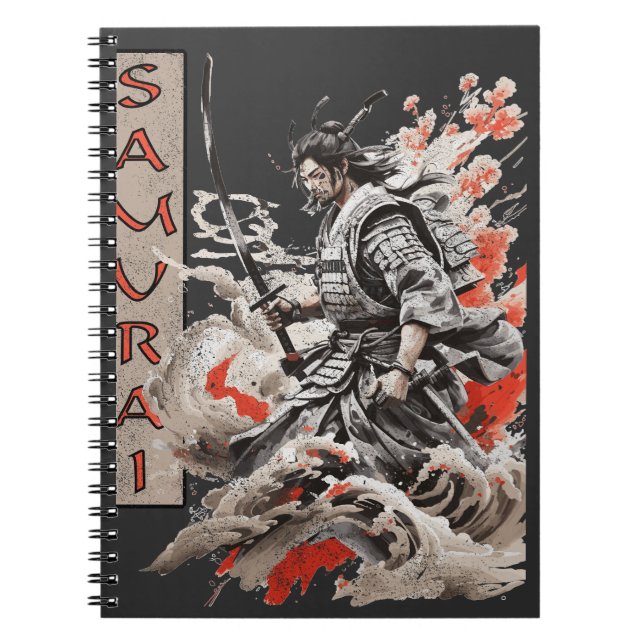 Vintage Samurai Design Notebook (Front)
