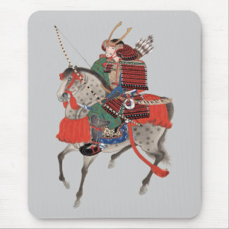 Vintage Samurai on Horseback, c. 1878 Mouse Mat