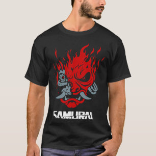 Vintage Samurai Retro Japanese Gaming 2077 Art Gam T-Shirt