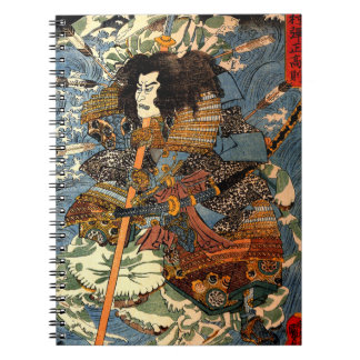 Vintage Samurai Ukiyo-e Japanese Painting Notebook