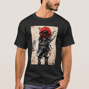 Vintage Samurai Warrior Bushido Code Japanese Swor T-Shirt