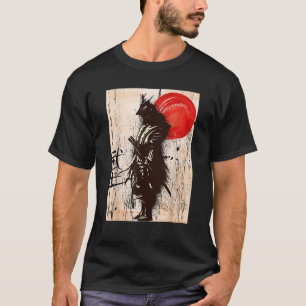 Vintage Samurai Warrior Bushido Code Japanese Swor T-Shirt