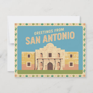 Vintage San Antonio Postcard   Greetings from