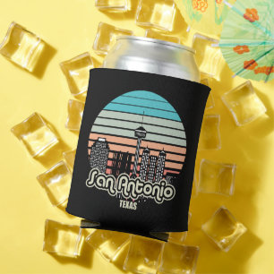 Vintage San Antonio Texas Can Cooler