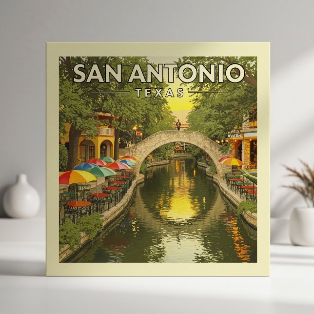 Vintage San Antonio Texas Tile (Creator Uploaded)